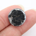 Natural 13.56 Ct Black Colored Diamond Loose Round Brilliant Cut Diamond For Fine Custom Jewelry 
