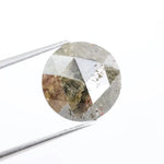Natural 6.60Ct Natural Grey Colored Diamond  Round Brilliant Cut Polised  Diamond For Fine Jewelry 