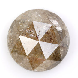 brown colour ring with natural diamond 1.71 carat natural diamond