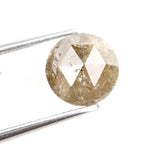 wedding ring natural diamond and round cut diamond natural jewelry brown - grey diamond round diamond 