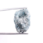 18.59 Ct Natural Fancy Blue Rough Diamond – Irregular Shape Loose Raw Uncut Diamond for Custom Jewelry 