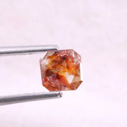 0.61 Ct natural cushion cut diamond, fancy color diamond, raw diamond, rough diamond.