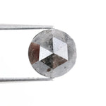 3.00Ct Loose Natural Round Diamond Black Colored Diamond Use For Custom Jewelry 