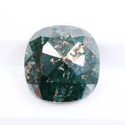 1.75 Ct Green Cushion Cut Natural Diamond loose stone for engagement ring