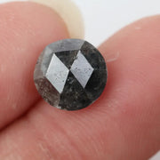 3.00Ct Loose Natural Round Diamond Black Colored Diamond Use For Custom Jewelry 