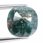 1.75 Ct Green Cushion Cut Natural Diamond loose stone for engagement ring
