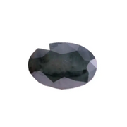 0.47Ct oval cut blue diamond natural earth-mined polished diamond for handmade jewelry.