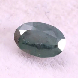 0.47Ct oval cut blue diamond natural earth-mined polished diamond for handmade jewelry.