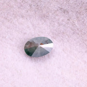 0.47Ct oval cut blue diamond natural earth-mined polished diamond for handmade jewelry.