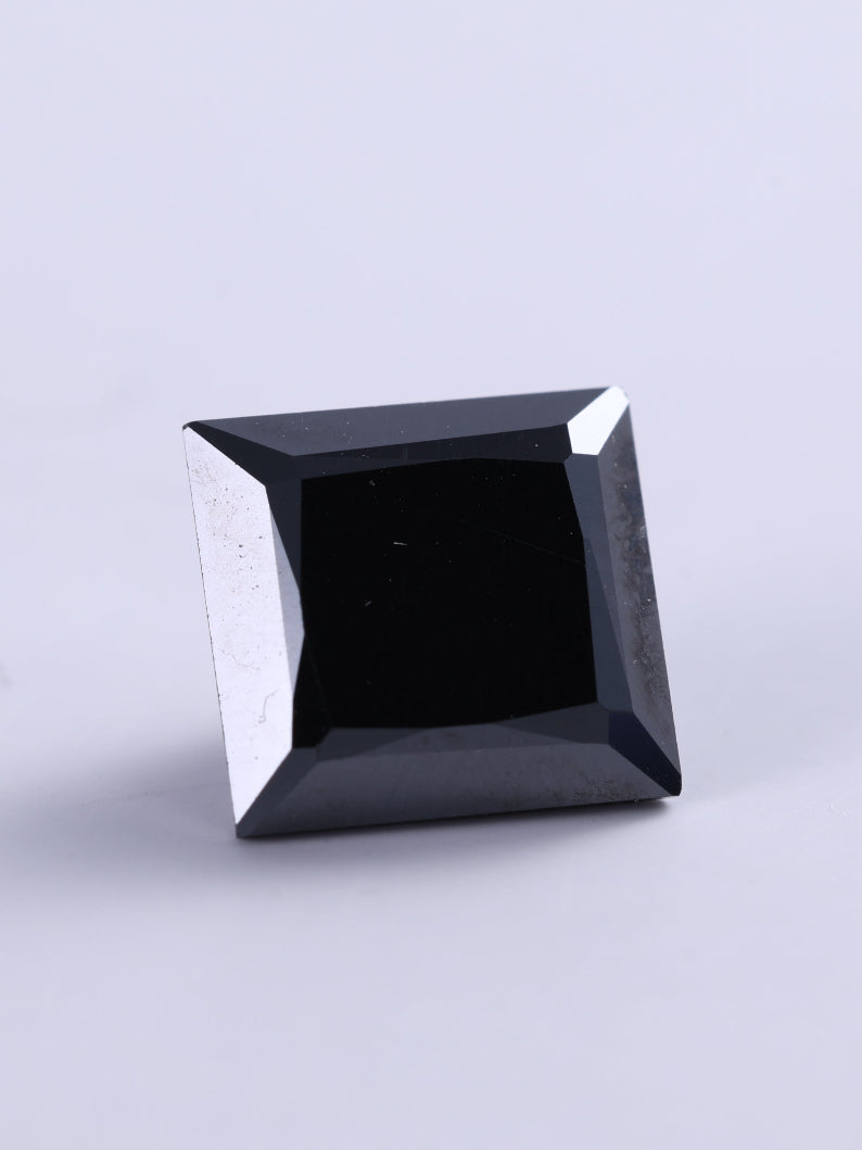 2.10 Carat Natural Princess Shape Loose Black Diamond