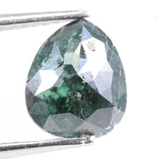 0.78 Ct Natural Fancy Green Diamond Pear Shape loose luxury grade stone