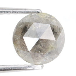 grey colour natural round diamonds 0.51 carat natural diamond ring