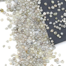 54.88 ct grey raw diamond for bridal jewelry making