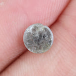 grey colour natural round diamonds 0.51 carat natural diamond ring