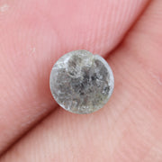 grey colour natural round diamonds 0.51 carat natural diamond ring