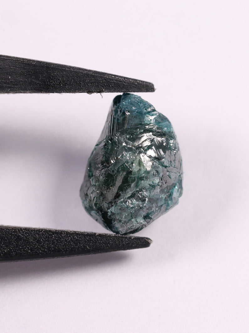 3.20 Carat Natural Raw Diamond Loose Blue Diamond