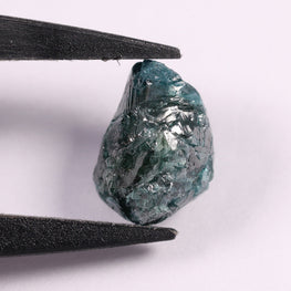 3.20 Carat Natural Raw Diamond Loose Blue Diamond