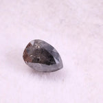 1.11 Ct natural pear cut grey diamond, natural diamond, natural raw diamond ring, pear natural diamond ring.