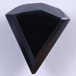 2.05 CT Natural Black Diamond Double Fan Cut Loose Diamond