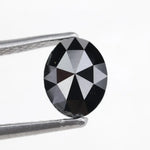 black colour diamond natural 1 carat diamond close view