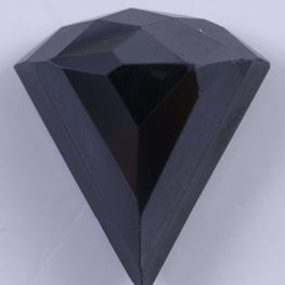 2.05 CT Natural Black Diamond Double Fan Cut Loose Diamond