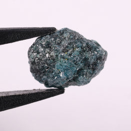 7.32 Carat Natural Raw Diamond Loose Blue Diamond