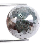 6.70 Ct natural blue diamond round cut loose fancy color diamond luxury gemstone for bespoke engagement ring design with brilliant sparkle and rare vivid blue hue

