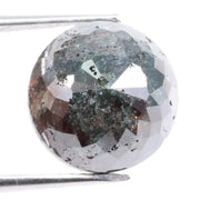 6.70 Ct natural blue diamond round cut loose fancy color diamond luxury gemstone for bespoke engagement ring design with brilliant sparkle and rare vivid blue hue
