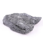 Black moissanite loose stone with brilliant faceted cut and deep black color