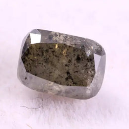 1.23 carat radiant cut diamond salt and pepper loose diamond, radiant cut 4 carat diamond ring, salt and pepper engagement rings, baguette diamond.