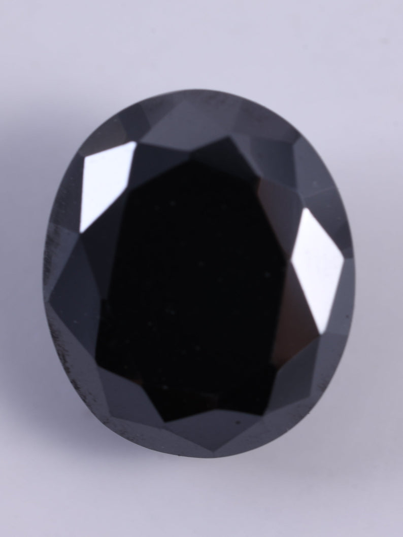 1.68 CT Natural Black Diamond Oval Cut Loose Diamond