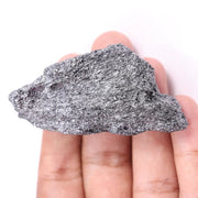 Black moissanite loose stone with brilliant faceted cut and deep black color