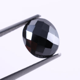 1.68 CT Natural Black Diamond Oval Cut Loose Diamond