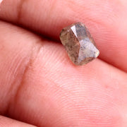 1.23 carat radiant cut diamond salt and pepper loose diamond, radiant cut 4 carat diamond ring, salt and pepper engagement rings, baguette diamond.