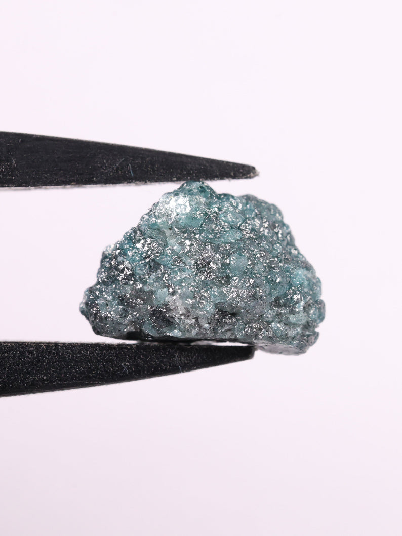 6.89 Carat Natural Raw Diamond Loose Blue Diamond