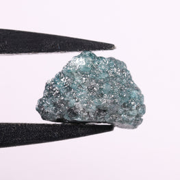 6.89 Carat Natural Raw Diamond Loose Blue Diamond