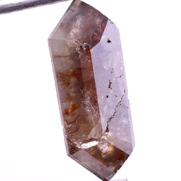 hexagon natural brown diamond for jewellery