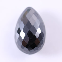 2.84 CT Natural Black Diamond Pear Drop Loose Diamond