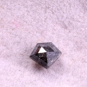0.72 Ct shield cut natural black diamond antique loose fancy shape diamond for ring and fine jewelry