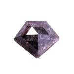 0.72 Ct shield cut natural black diamond antique loose fancy shape diamond for ring and fine jewelry