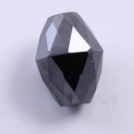 3.07 CT Natural Black Diamond Unique Dholki Shape Diamond