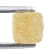 yellow colour rough cut diamond ring, rough diamond uncut