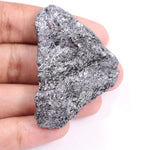 Black moissanite stone loose gemstone showing deep black color and brilliant polished finish for jewelry making.
