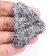 Black moissanite stone loose gemstone showing deep black color and brilliant polished finish for jewelry making.