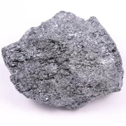 Black moissanite loose stone with brilliant faceted cut and deep black color