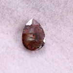 0.48 Ct pear cut red natural diamond, 7.70 x 5.50 mm fancy colored loose diamond for engagement ring or wedding gift