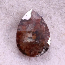 0.48 Ct Red Colored Diamond Pear Shaped Diamond Uncut Loose Rough Diamond For Jewerly 