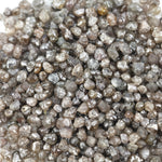 grey brown uncut diamond stone for custom jewelry designs