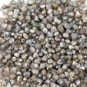 grey brown uncut diamond stone for custom jewelry designs