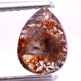 0.48 Carat Natural Red Color Salt and Pepper - Pear Shape Diamond ( 7.70*5.50*1.23 )
